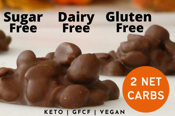 Peanut Cluster Recipe SugarFree DairyFree GlutenFree Peanut Clusters