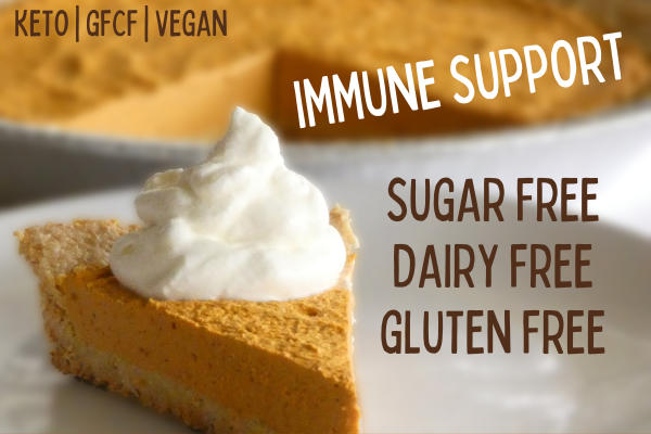 SugarFree DairyFree GlutenFree Vegan/Keto Pumpkin Pie